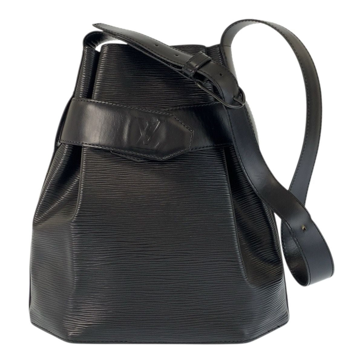 Louis Vuitton Epi Sac Depot PM Black Leather Shoulder Bag