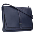 Hermes Ste Bright Togo Blue Nuit Flap Shoulder Bag