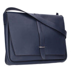 Hermes Ste Bright Togo Blue Nuit Flap Shoulder Bag