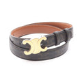 Celine Belt Triomphe Tan Leather