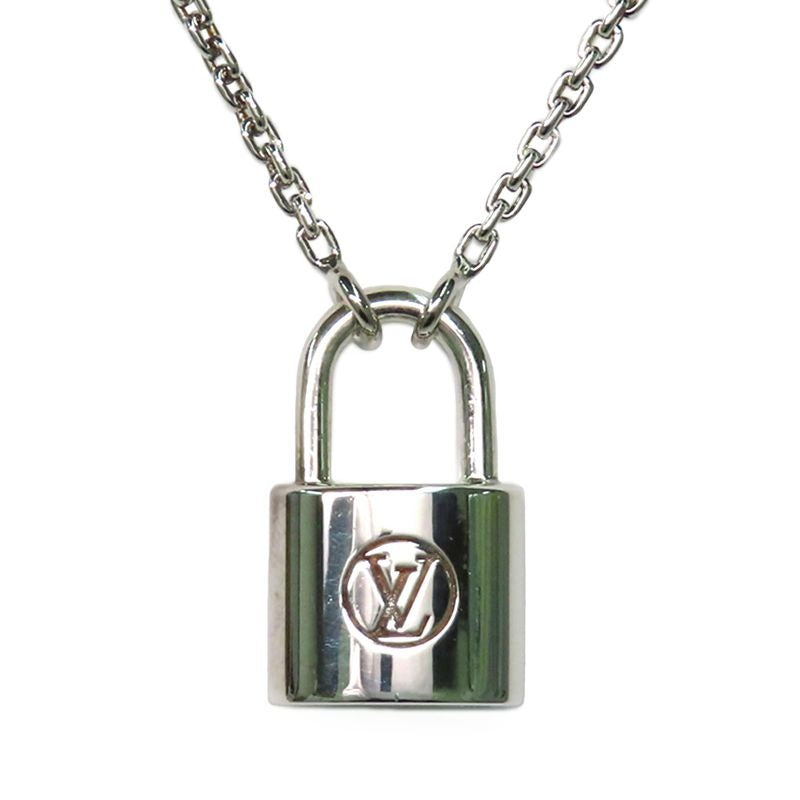 Louis Vuitton Pendant Silver Lockit AG 925 Padlock Necklace — view 2