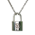 Louis Vuitton Pendant Silver Lockit AG 925 Padlock Necklace — view 2