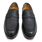 Hermes Moccasins Z Size 36 1 2 Black Leather Shoes — view 3