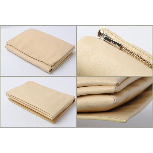 Celine Clutch Pouch Bag qra.01 va Lambskin Soft TRIO — view 2