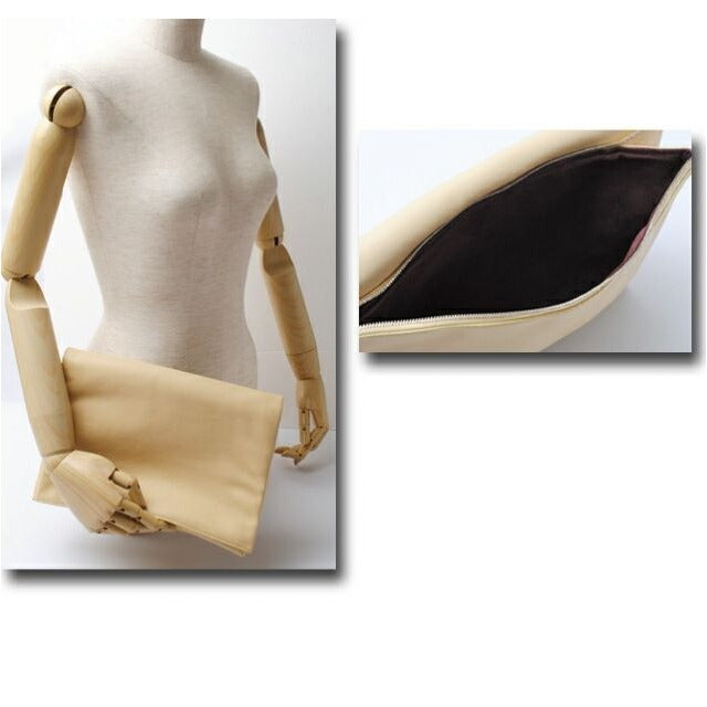 Celine Clutch Pouch Bag qra.01 va Lambskin Soft TRIO — view 4