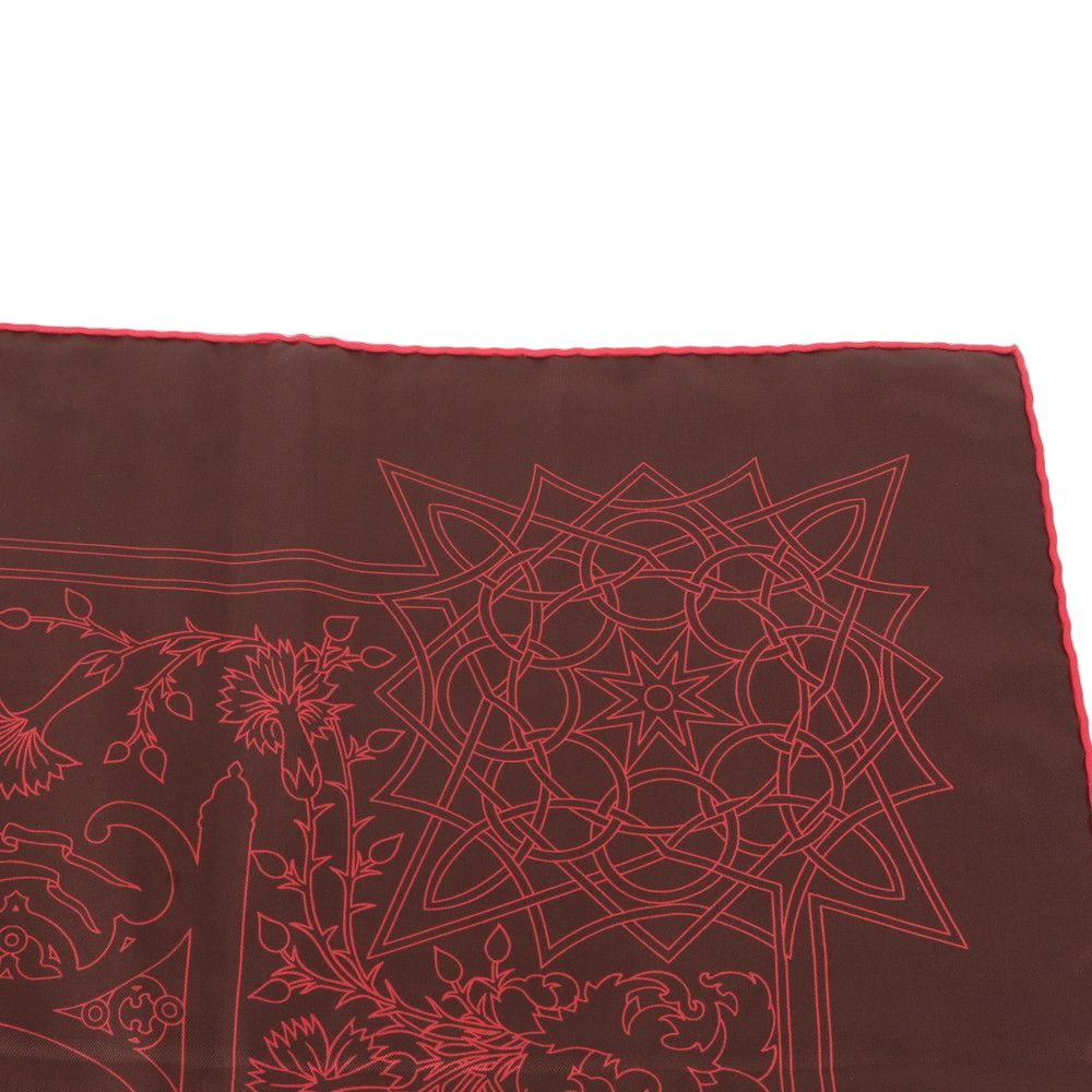 Hermes Tagged 90 Cavalcade de Mai May Cavalry Silk 100% Scarf Shawl — view 2