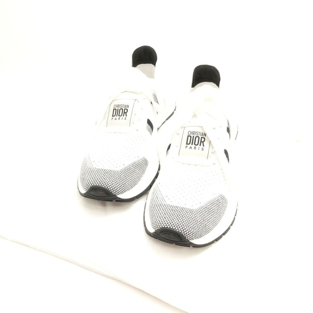 Dior Run'n'dior Sneakers 37 Low Cut Mesh Logo Black