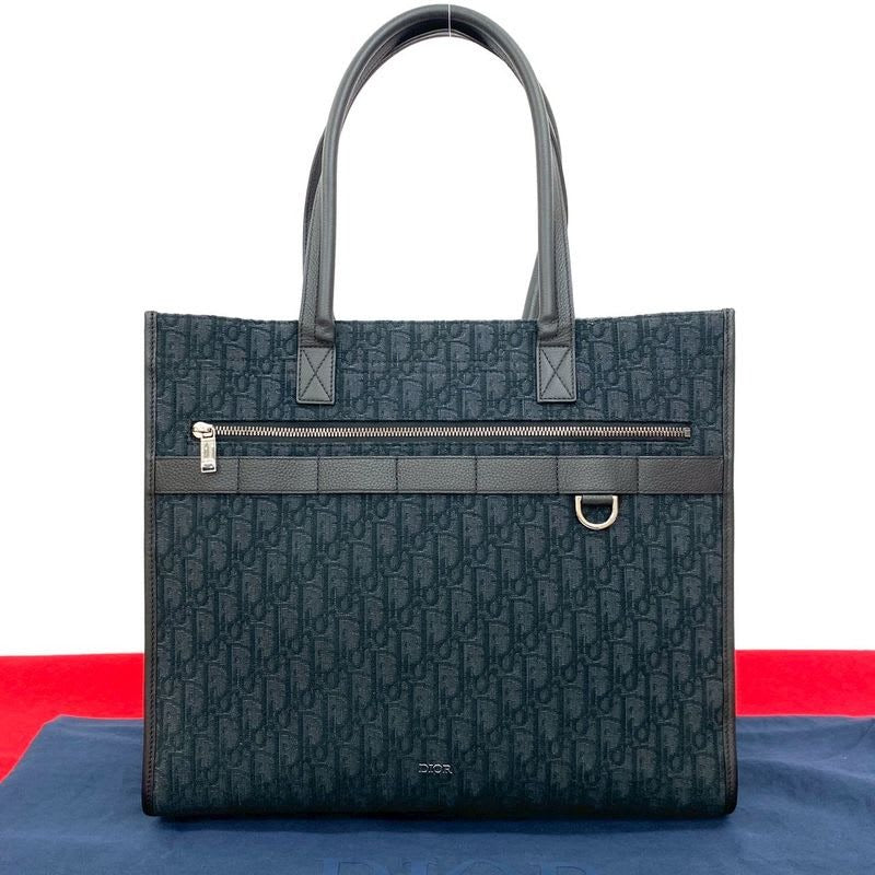 Christian Dior Safari Tote Bag Oblique Canvas — view 2