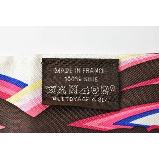 Hermes Twillye Scarf Silk Twill Brides de Gala Pink Multi — view 4