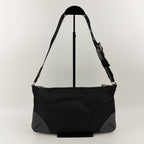 Prada Shoulder Bag Black Nylon Leather Vintage — view 3