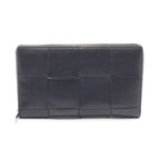 Bottega Veneta Round Wallet Cassette Zip Around Maxi