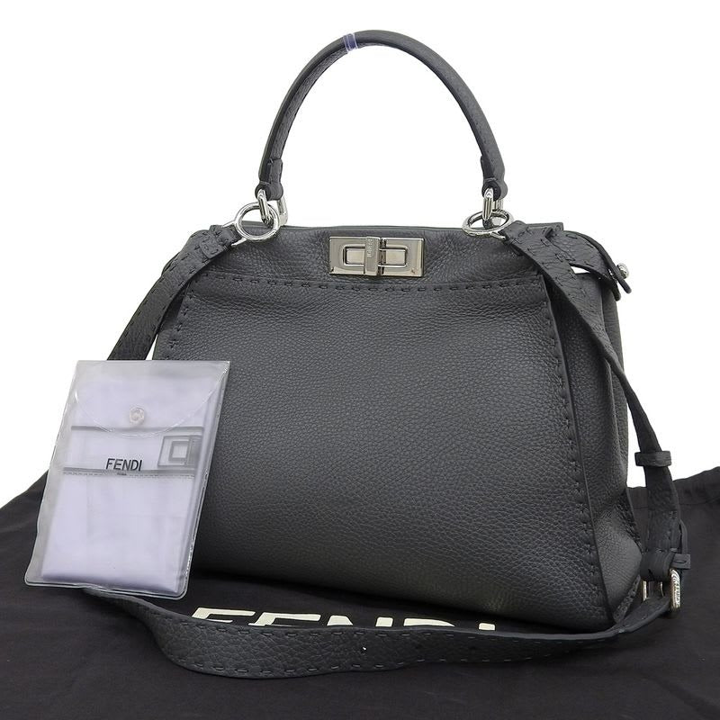 Fendi Peekaboo Selleria Shoulder Bag — view 2