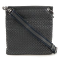 Bottega Veneta Intrecciato Shoulder Bag Crossbody Black