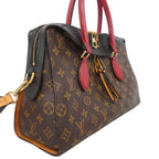 Louis Vuitton Handbag Monogram Roulis Tote Brown Noir 2-Way — view 2