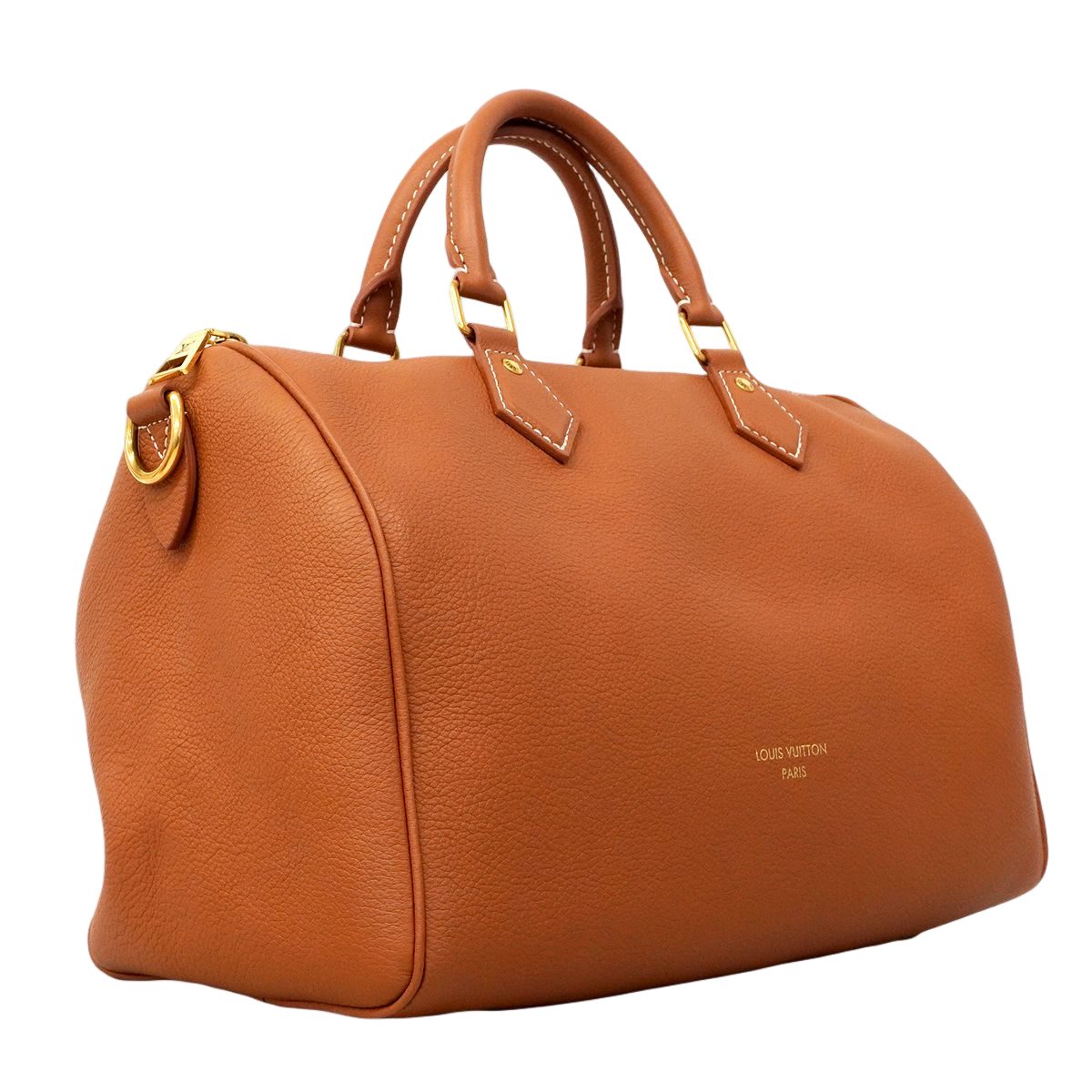 Louis Vuitton Handbag Lowkey Speedy Soft 30 Cognac 2-Way — view 2