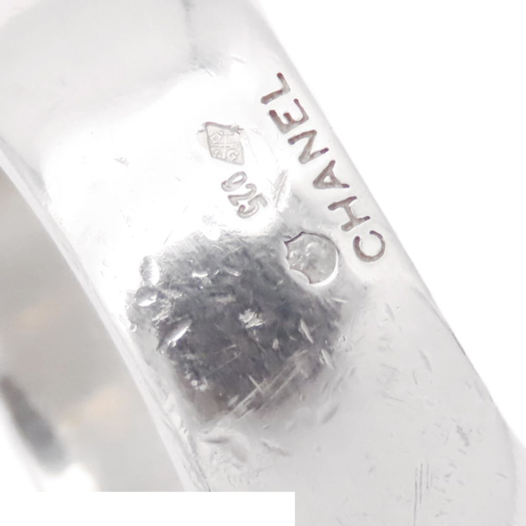 Chanel Ring Silver Logo — view 7