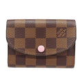 Louis Vuitton Wallet Coin Case Damier Canvas Porte Monnaie Rosalie
