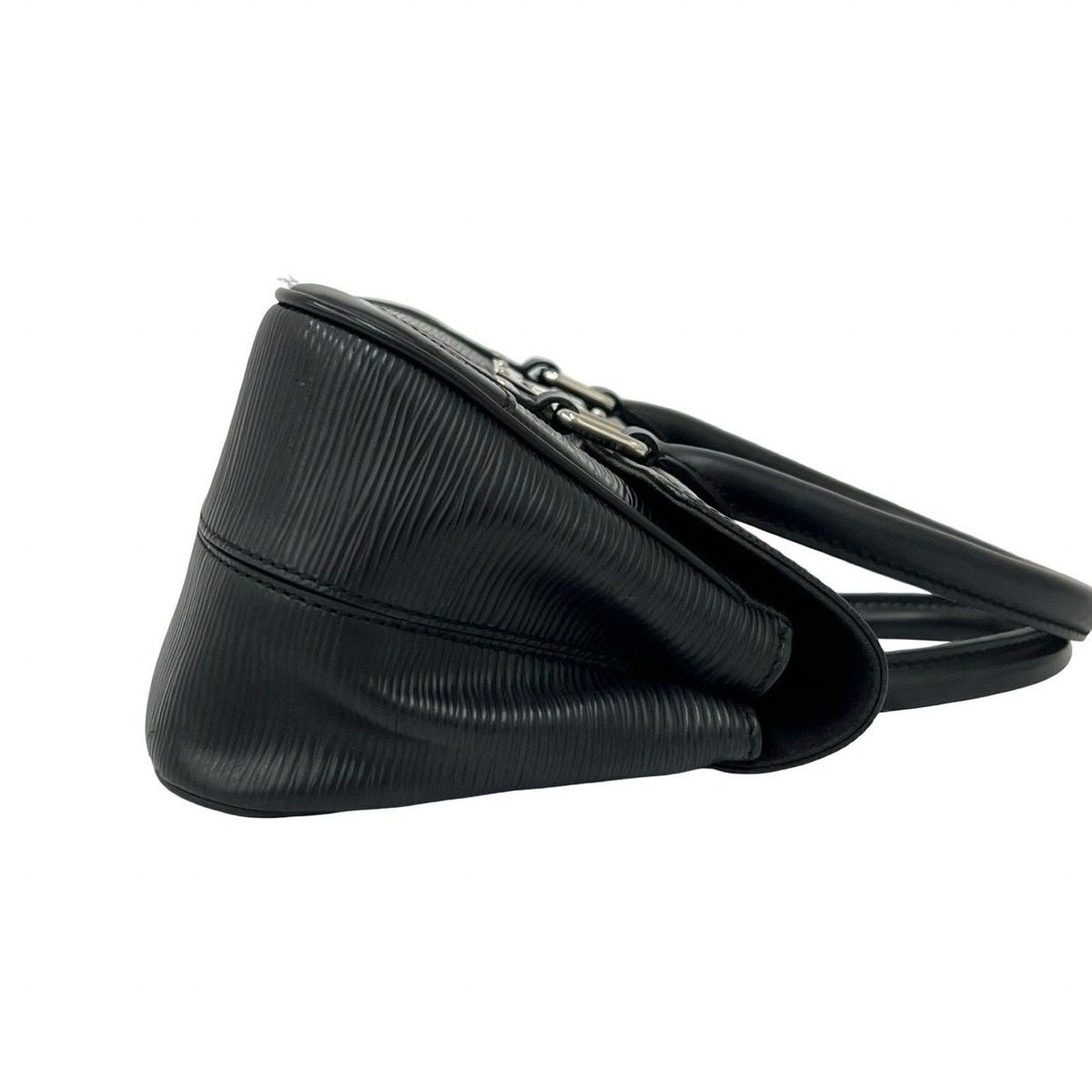 Louis Vuitton Segur PM Epi Logo Leather Mini Boston Bag Black — view 6