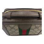 Gucci Ophidia Brown Gold GG Supreme Canvas Leather Shoulder Bag — view 5