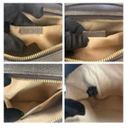 Gucci Ophidia Brown Gold GG Supreme Canvas Leather Shoulder Bag — view 9