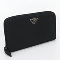 Prada Zip Around Triangle Wallet