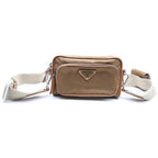 Prada Re-Nylon Shoulder Bag Beige