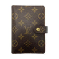 Louis Vuitton Monogram Agenda PM Notebook Cover Gold Hardware