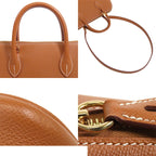 Hermes Bolide 1923 30 Gold Epsom 2-Way Shoulder Bag — view 5