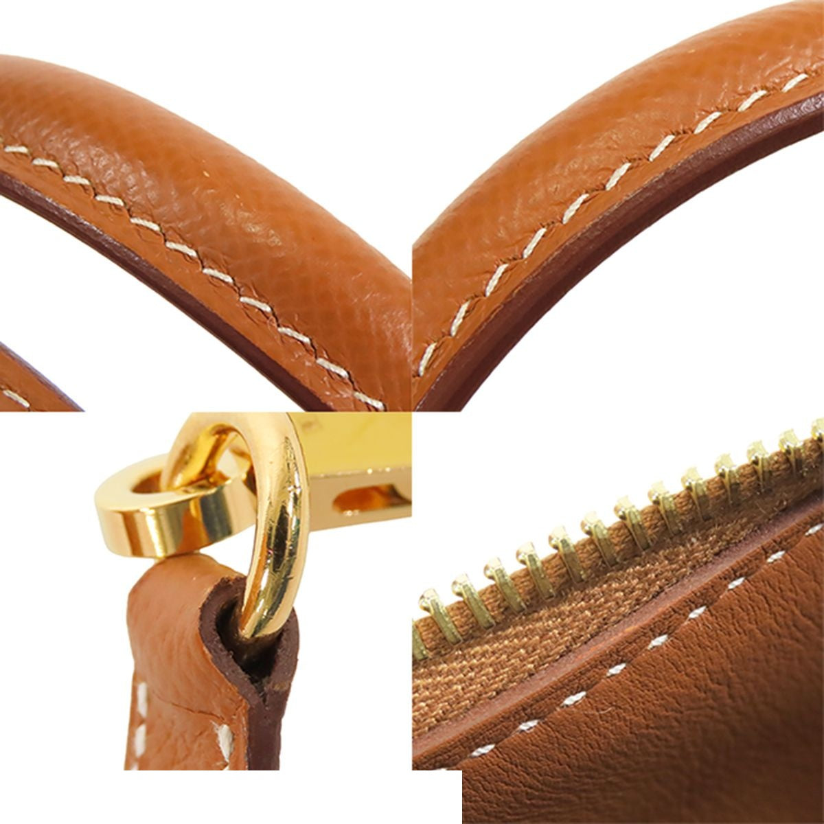 Hermes Bolide 1923 30 Gold Epsom 2-Way Shoulder Bag — view 7