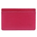 Louis Vuitton Card Holder Surple Epi Fuchsia Case 0190