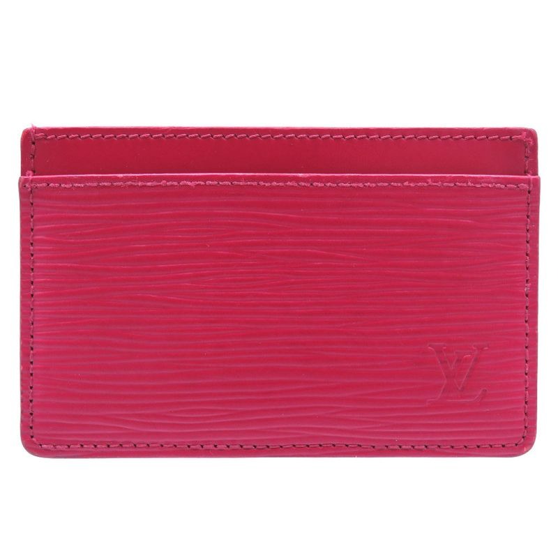 Louis Vuitton Card Holder Surple Epi Fuchsia Case 0190 — view 2
