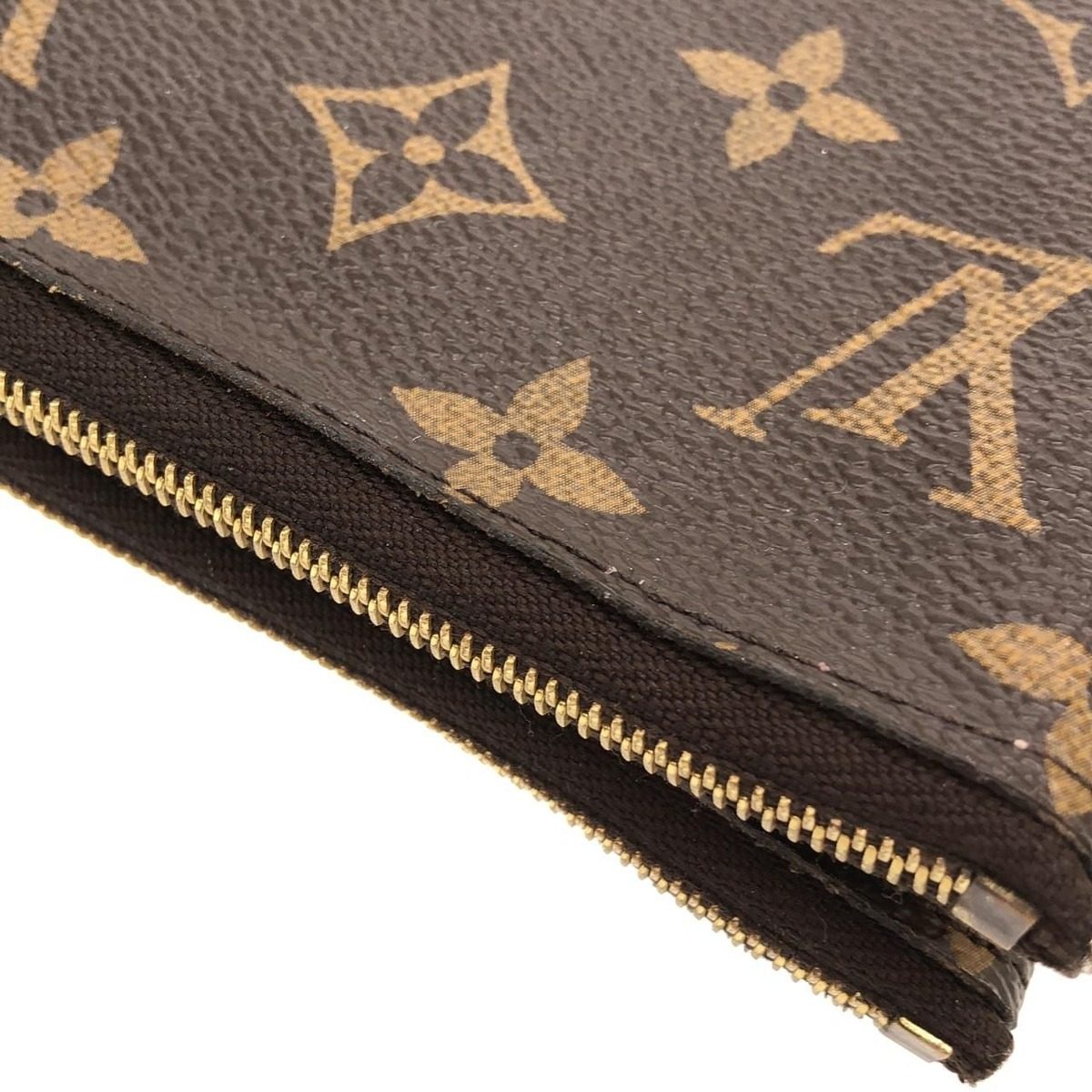Louis Vuitton Monogram Holiday Pochette Double Zip Shoulder Bag — view 4