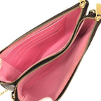Louis Vuitton Monogram Holiday Pochette Double Zip Shoulder Bag — view 8