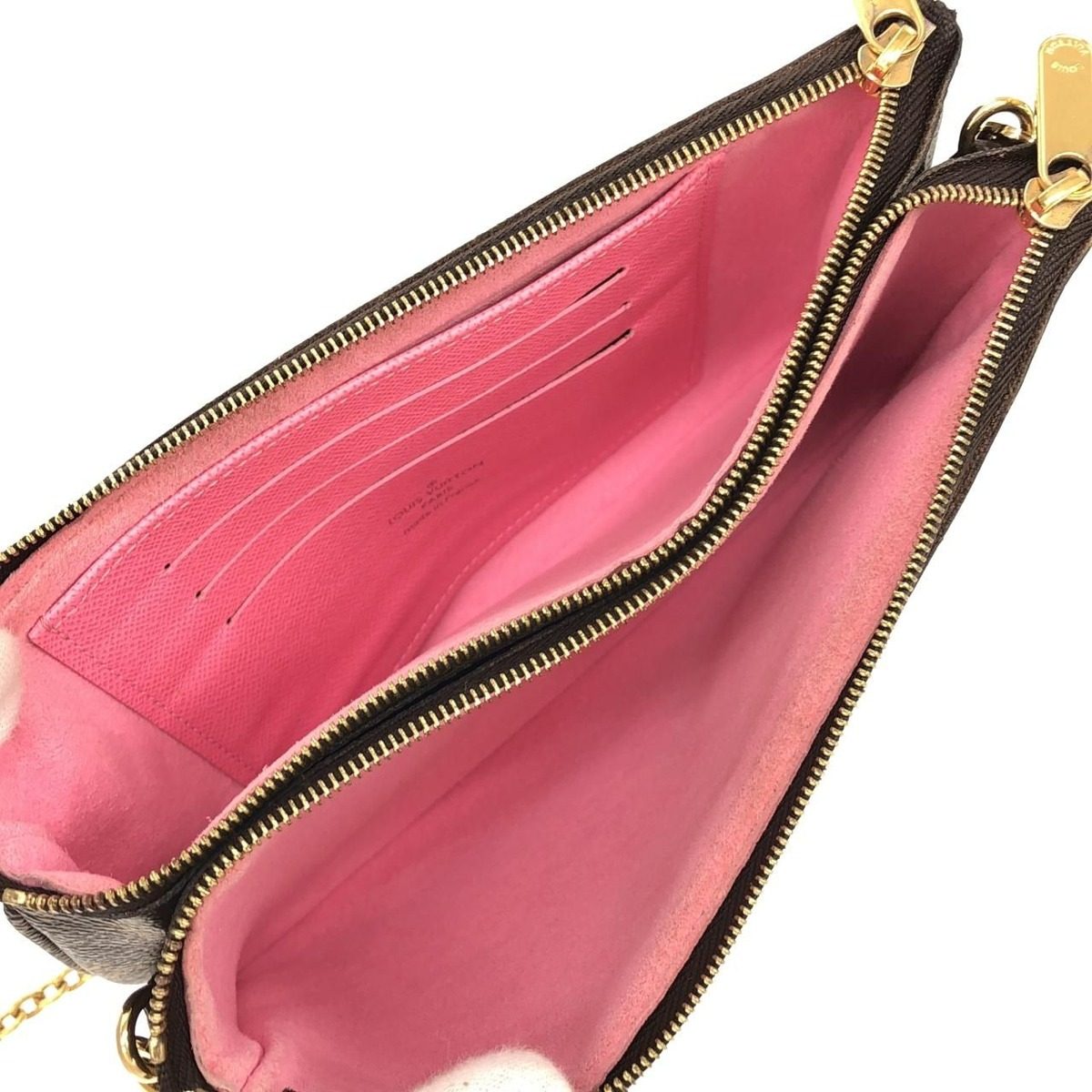 Louis Vuitton Monogram Holiday Pochette Double Zip Shoulder Bag — view 8