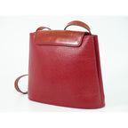 Dior Leather Shoulder Bag Pochette Red — view 2