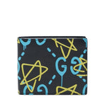 Gucci GG Ghost Black Blue Yellow Leather