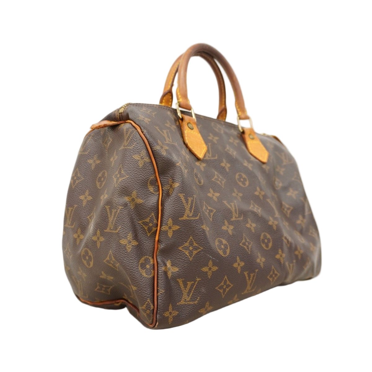Louis Vuitton Handbag Monogram Speedy 30 Brown — view 2