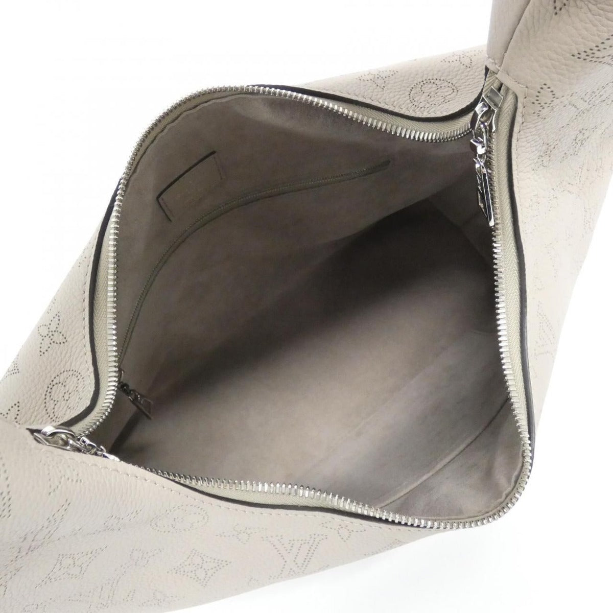 Louis Vuitton Mahina Why Knot MM Shoulder Bag Galet — view 5