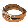Hermes Leather Bracelet Choker Brown