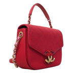 Chanel Handbag Quilted Caviar Leather Pink Gold 2-Way — view 2