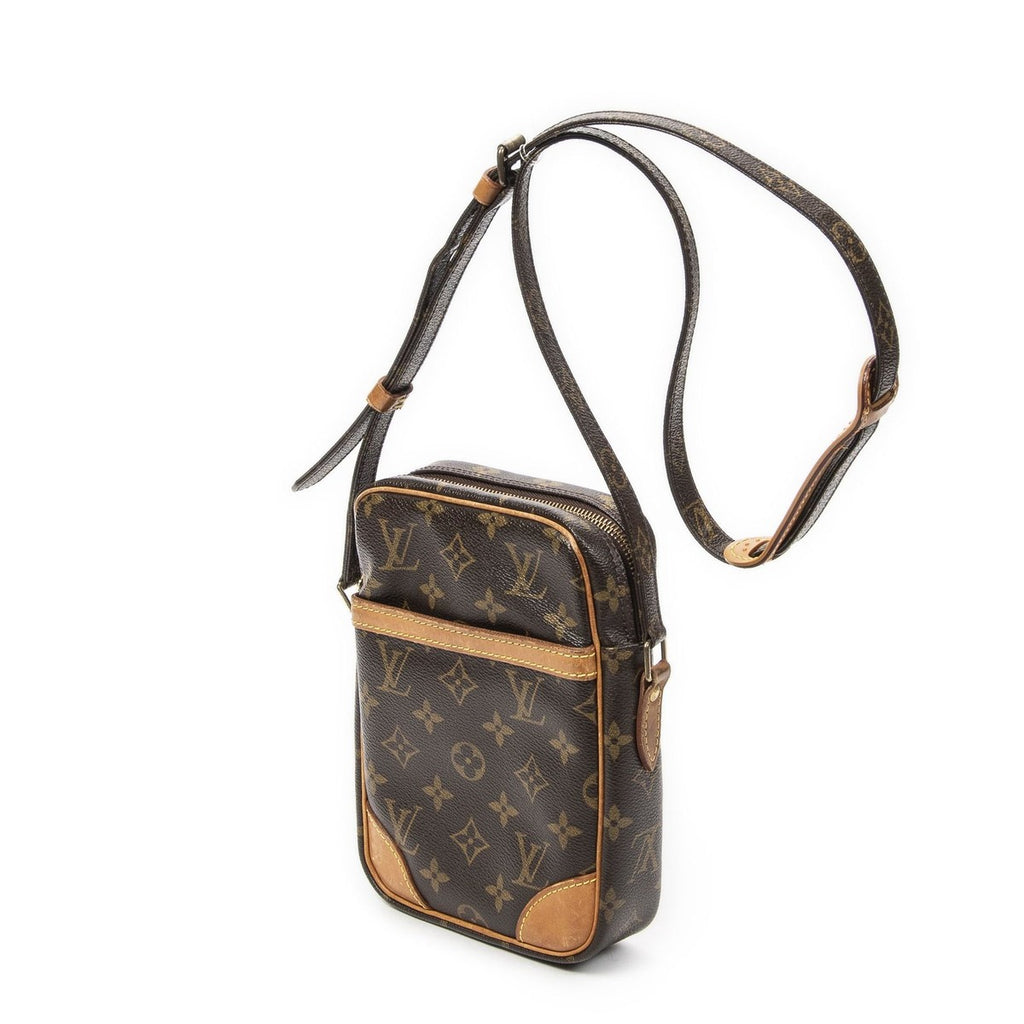 Louis Vuitton Danube Brown Monogram Canvas Shoulder Bag — view 2