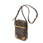 Louis Vuitton Danube Brown Monogram Canvas Shoulder Bag — view 2