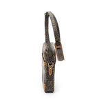 Louis Vuitton Danube Brown Monogram Canvas Shoulder Bag — view 3