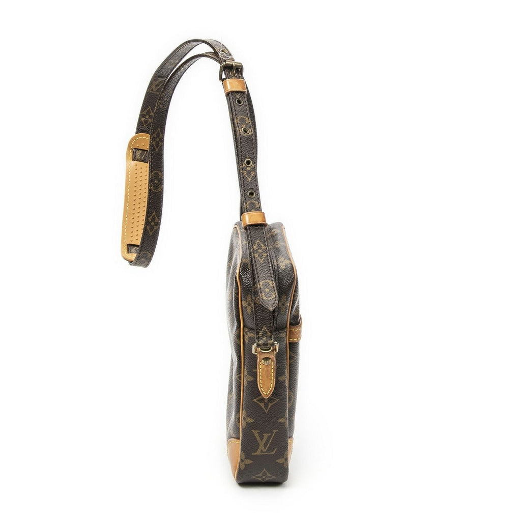 Louis Vuitton Danube Brown Monogram Canvas Shoulder Bag — view 4
