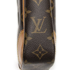 Louis Vuitton Danube Brown Monogram Canvas Shoulder Bag — view 7