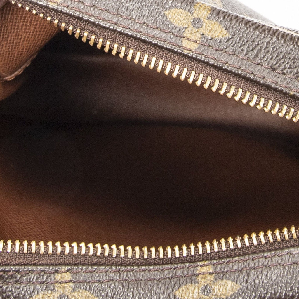 Louis Vuitton Danube Brown Monogram Canvas Shoulder Bag — view 9