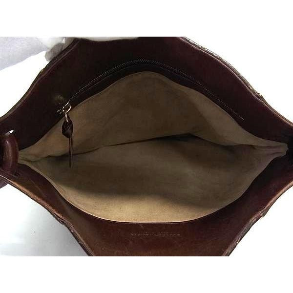 Bottega Veneta Shoulder Bag Intrecciato ebo Brown Leather — view 5