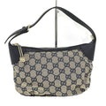 Gucci Pouch GG Canvas Leather Navy