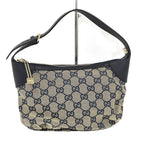 Gucci Pouch GG Canvas Leather Navy