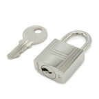 Hermes Cadena Padlock Key with Metal Silver